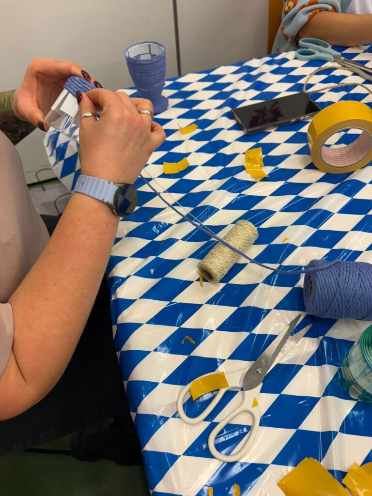 dekoracje ze sznurka
