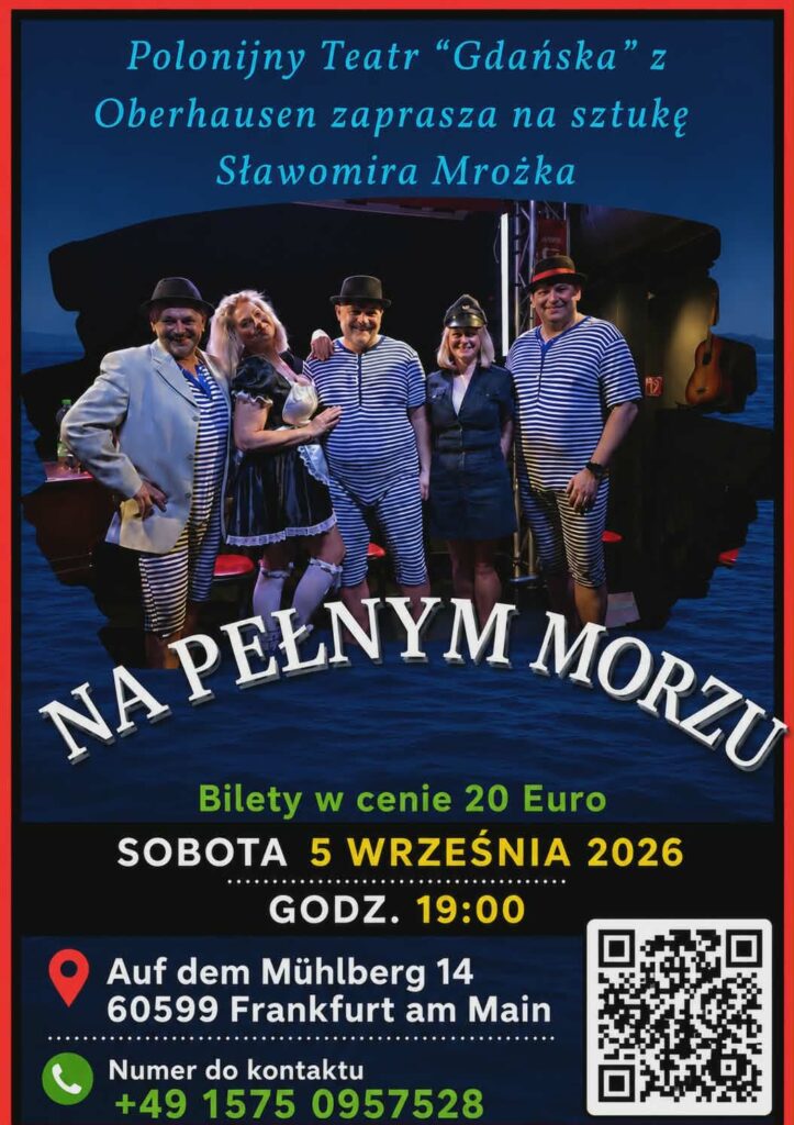 Na pełnym morzu spektakl